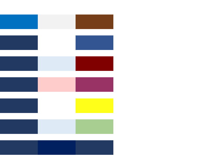 カラーコーディネイト例